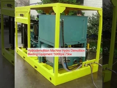 हाइड्रोडेमॉलिशन मशीन हाइड्रोडेमॉलिशन ब्लास्टिंग उपकरण 15000psi 75kw