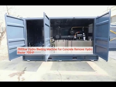 कंक्रीट के लिए 2800bar हाइड्रो ब्लास्टिंग मशीन हटाएं हाइड्रो ब्लास्टर 700HP