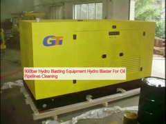 900bar हाइड्रो ब्लास्टिंग उपकरण तेल पाइपलाइनों की सफाई के लिए हाइड्रो ब्लास्टर