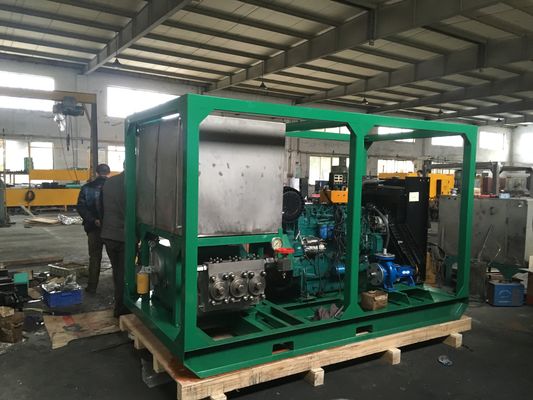 1150bar 90kw उच्च दबाव जल जेट सफाई पंप ठंडे पानी की सफाई मशीन
