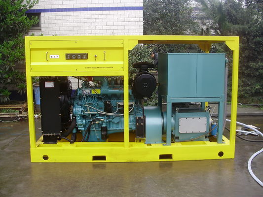 पाइपों के लिए 15000psi 75kw इलेक्ट्रिक हाइड्रो टेस्ट पंप हाई प्रेशर टेस्टिंग यूनिट
