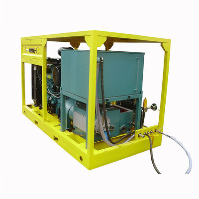 पाइपों के लिए 15000psi 75kw इलेक्ट्रिक हाइड्रो टेस्ट पंप हाई प्रेशर टेस्टिंग यूनिट