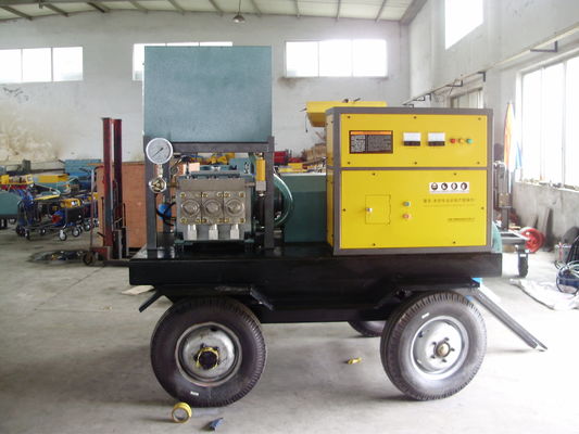 पाइपों के लिए 15000psi 75kw इलेक्ट्रिक हाइड्रो टेस्ट पंप हाई प्रेशर टेस्टिंग यूनिट