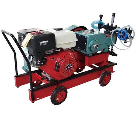 तेल पाइपलाइनों के लिए 10000psi हाइड्रो टेस्टिंग पंप दबाव परीक्षण पंप 7.5KW
