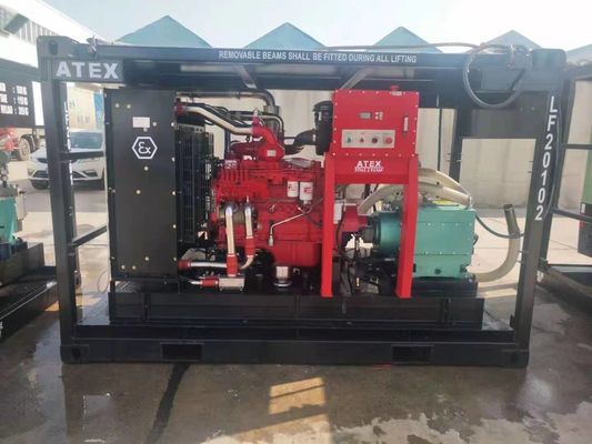 10000psi ATEX ज़ोन 2 उच्च दबाव पंप इकाई विस्फोट प्रूफ जल पंप ऑफशोर पर