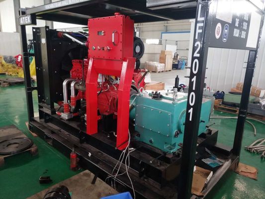 10000psi ATEX ज़ोन 2 उच्च दबाव पंप इकाई विस्फोट प्रूफ जल पंप ऑफशोर पर