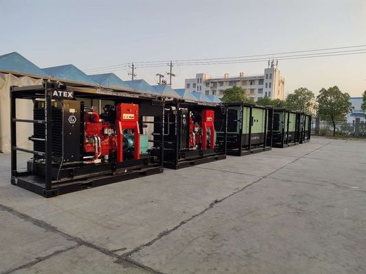 ATEX ज़ोन 2 हाई प्रेशर वाटर जेट पंप DNV लिफ्टिंग फ्रेम एक्सप्लोज़न प्रूफ के साथ