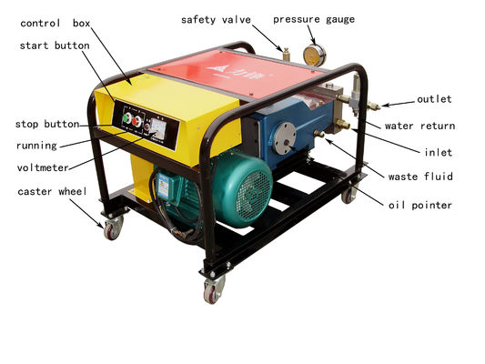 शिप रस्ट रिमूवल 10000psi के लिए हाइड्रो इंडस्ट्रियल वाटर ब्लास्टर