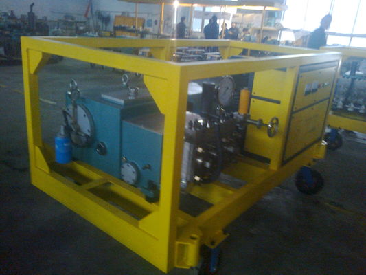 55kw 10000psi औद्योगिक वाटर जेट सफाई मशीन डीजल इंजन संचालित