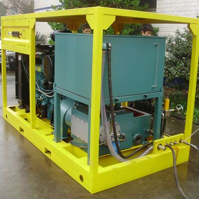 हाइड्रोडेमॉलिशन मशीन हाइड्रोडेमॉलिशन ब्लास्टिंग उपकरण 15000psi 75kw