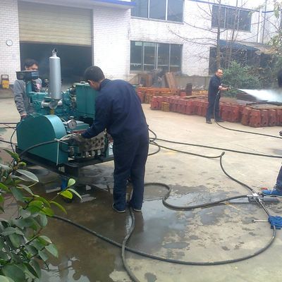 15kw 450bar वाटर जेट सफाई मशीन वाटर जेट सीवर मशीन